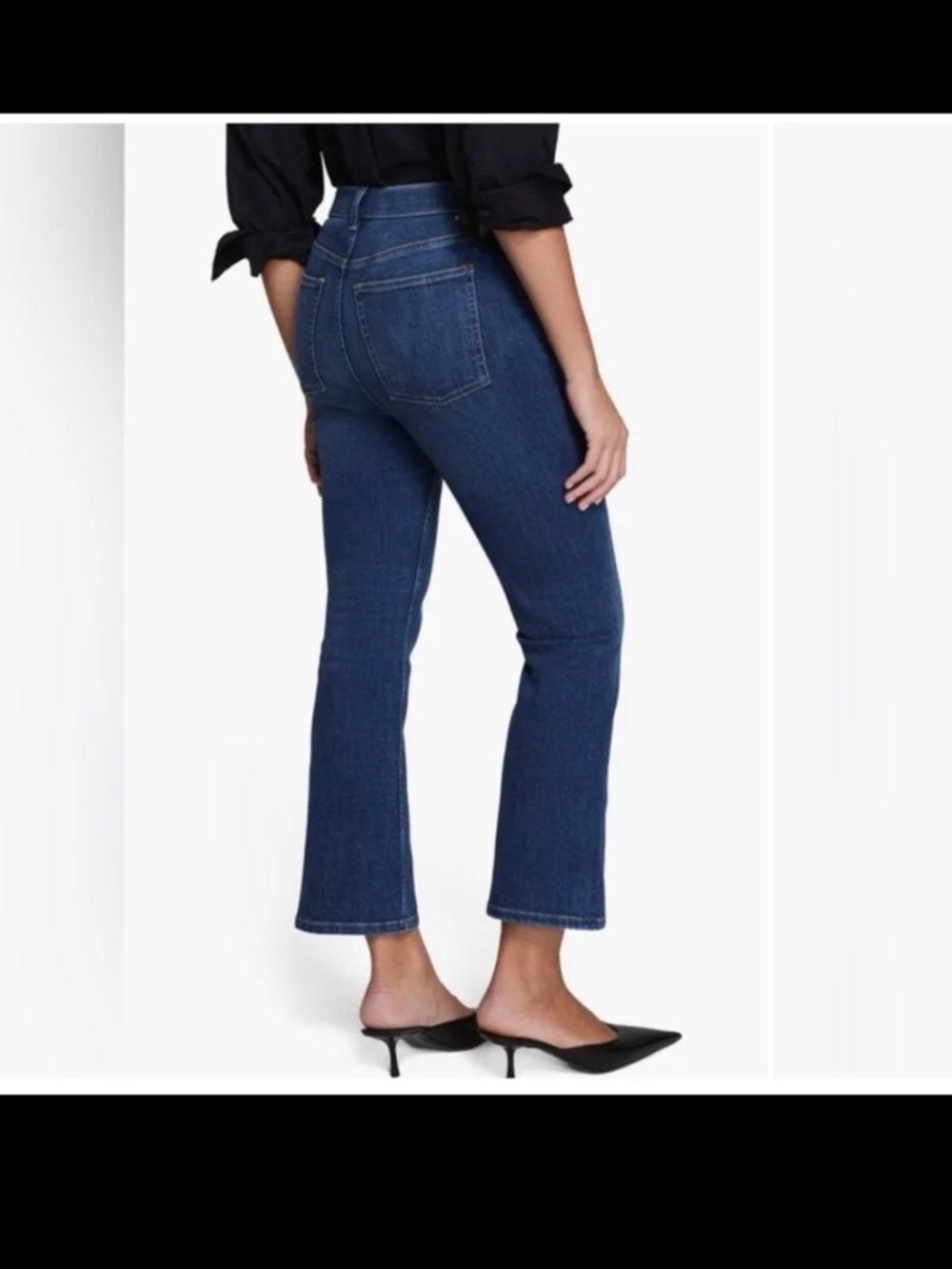 NWT SPANX SPANXsculpt ReDefine High Waist Crop Kick Flare Jeans Size 20 - Picture 2 of 12